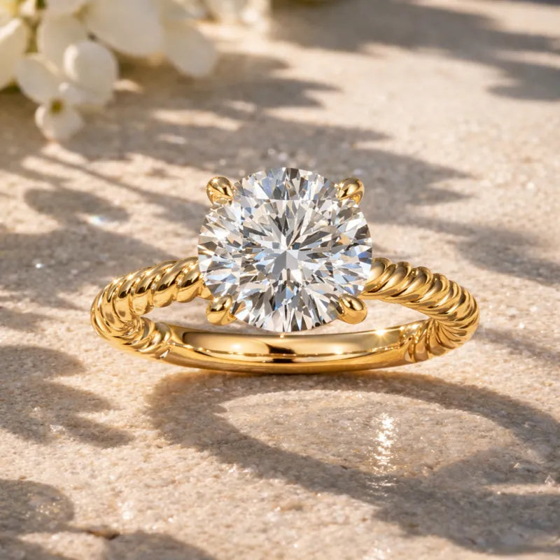 Round Diamond Solitaire Engagement Ring