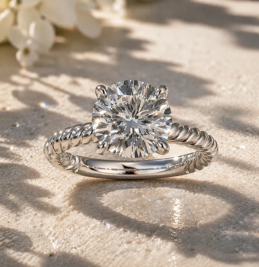 Round Diamond Solitaire Engagement Ring