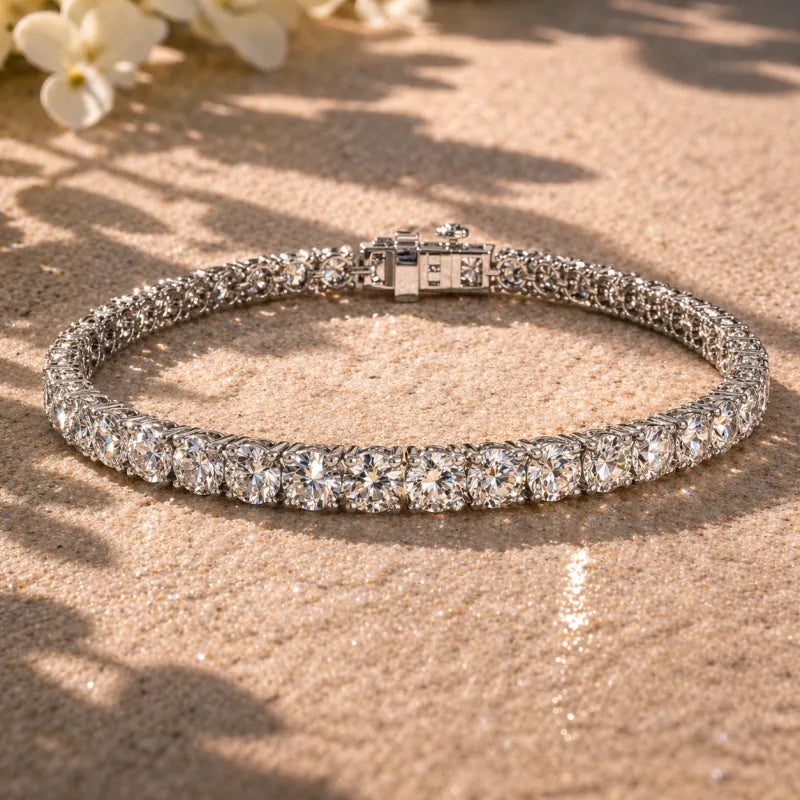 Round Diamond Tennis Bracelet