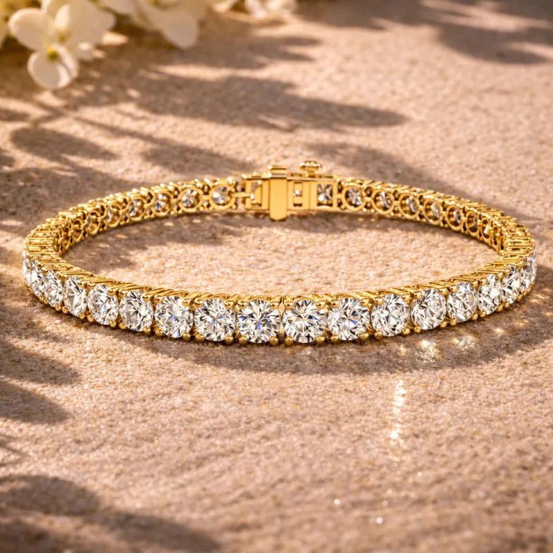 Round Diamond Tennis Bracelet
